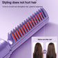 Rechargeable negative ion hair straightener